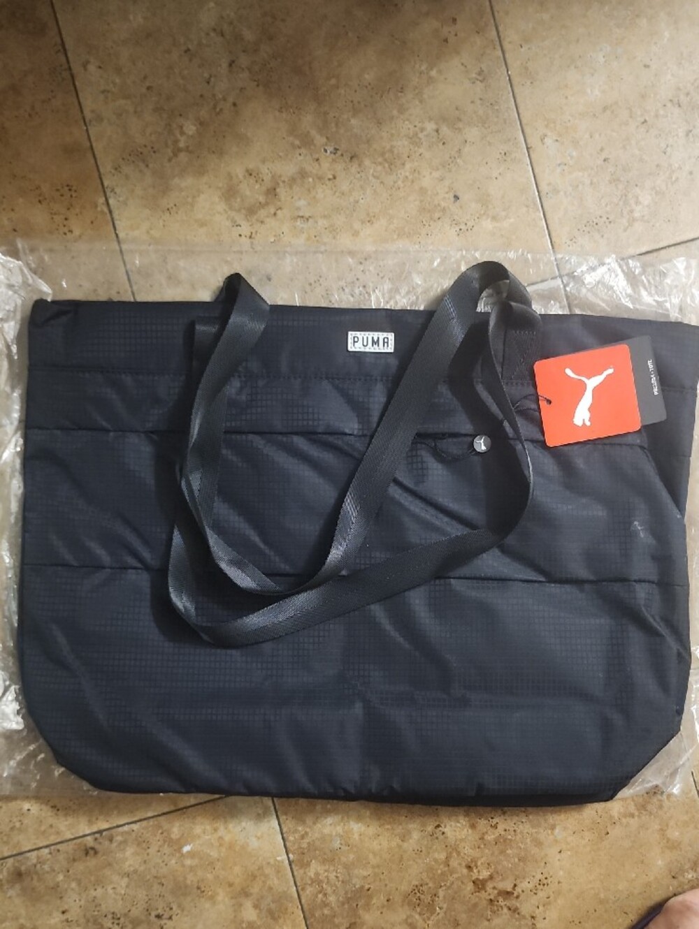 Puma Black Laptop Travel Tote Bag with Logo BRAND NEW